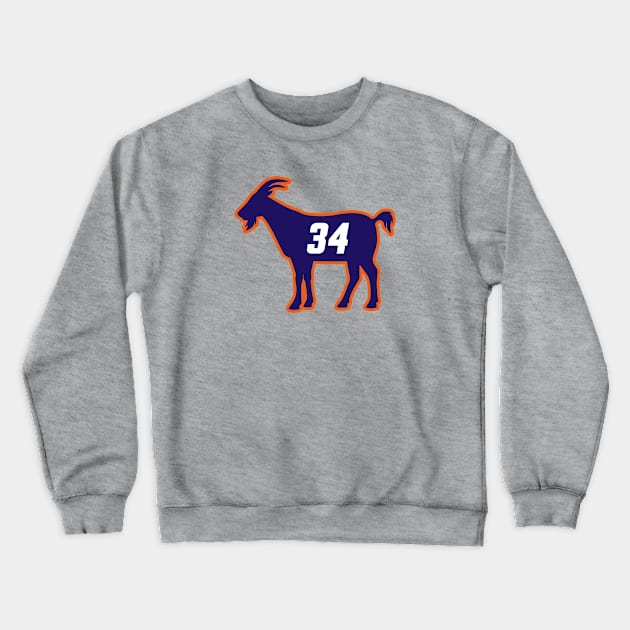 PHX GOAT - 34 - Orange Crewneck Sweatshirt by KFig21